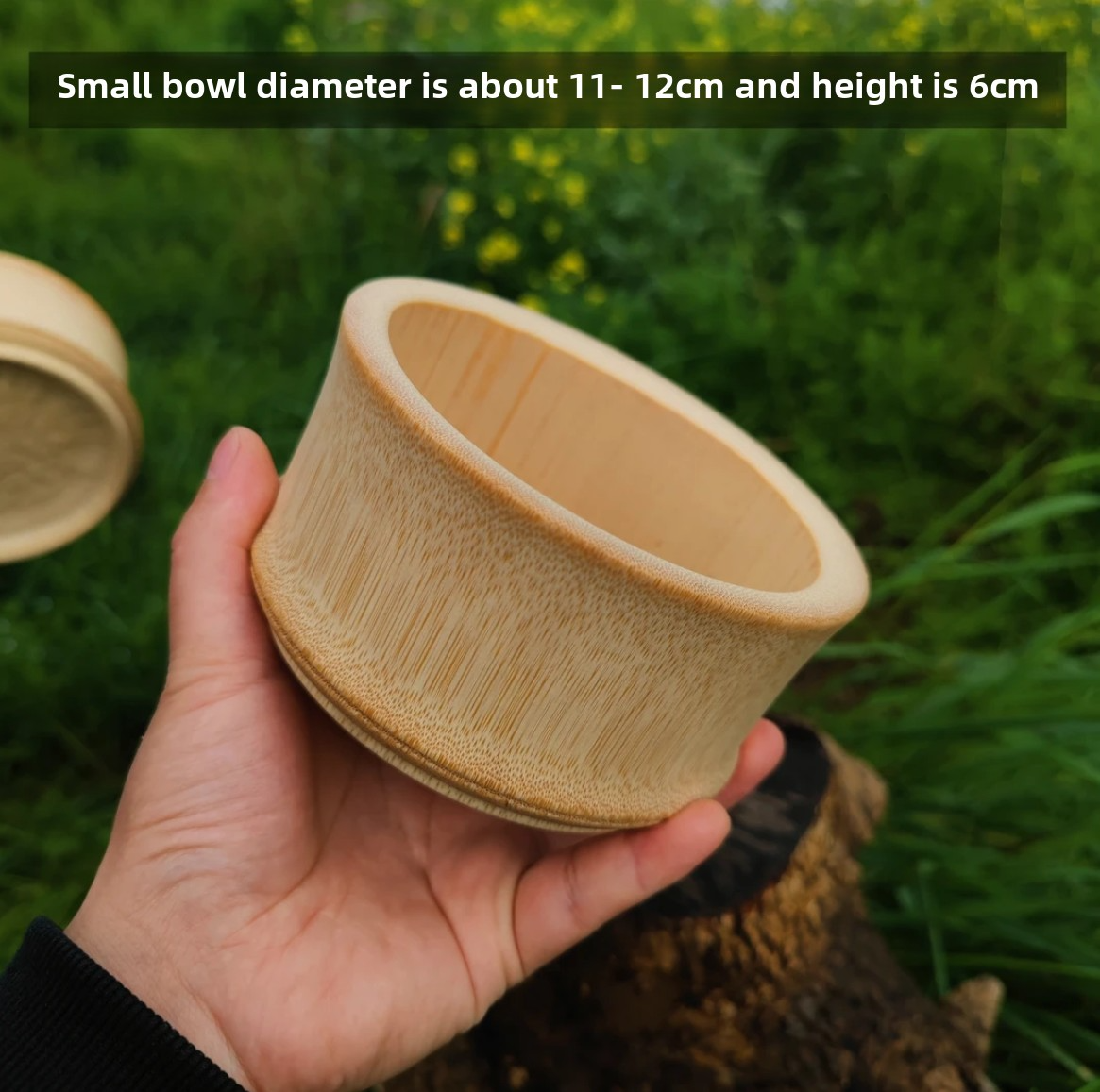 Handmade bamboo bowl, handmade bamboo made large bowl