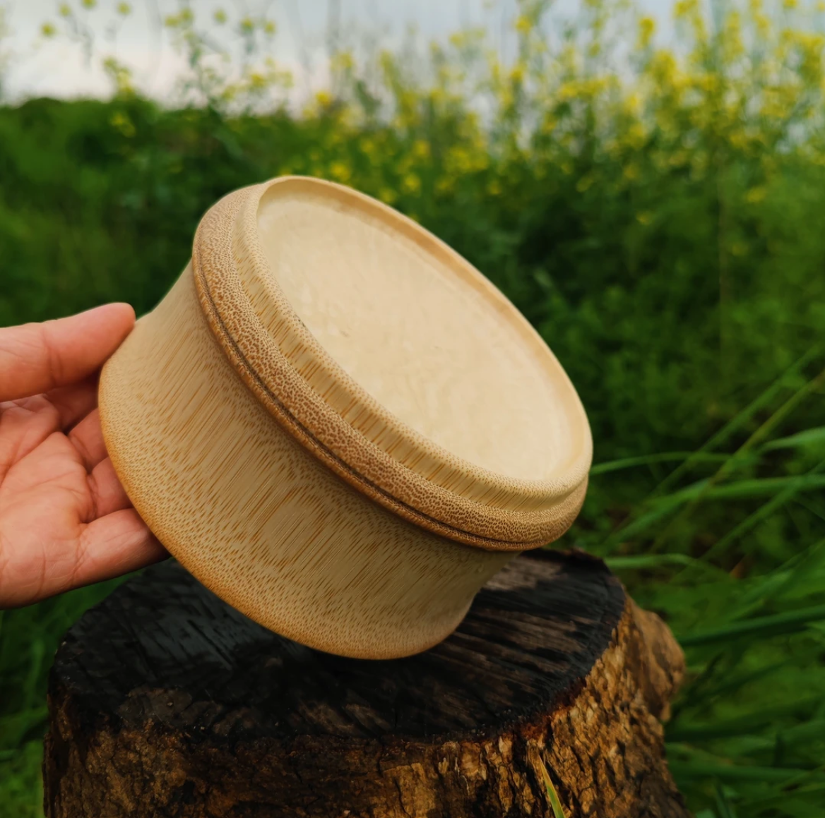 Handmade bamboo bowl, handmade bamboo made large bowl