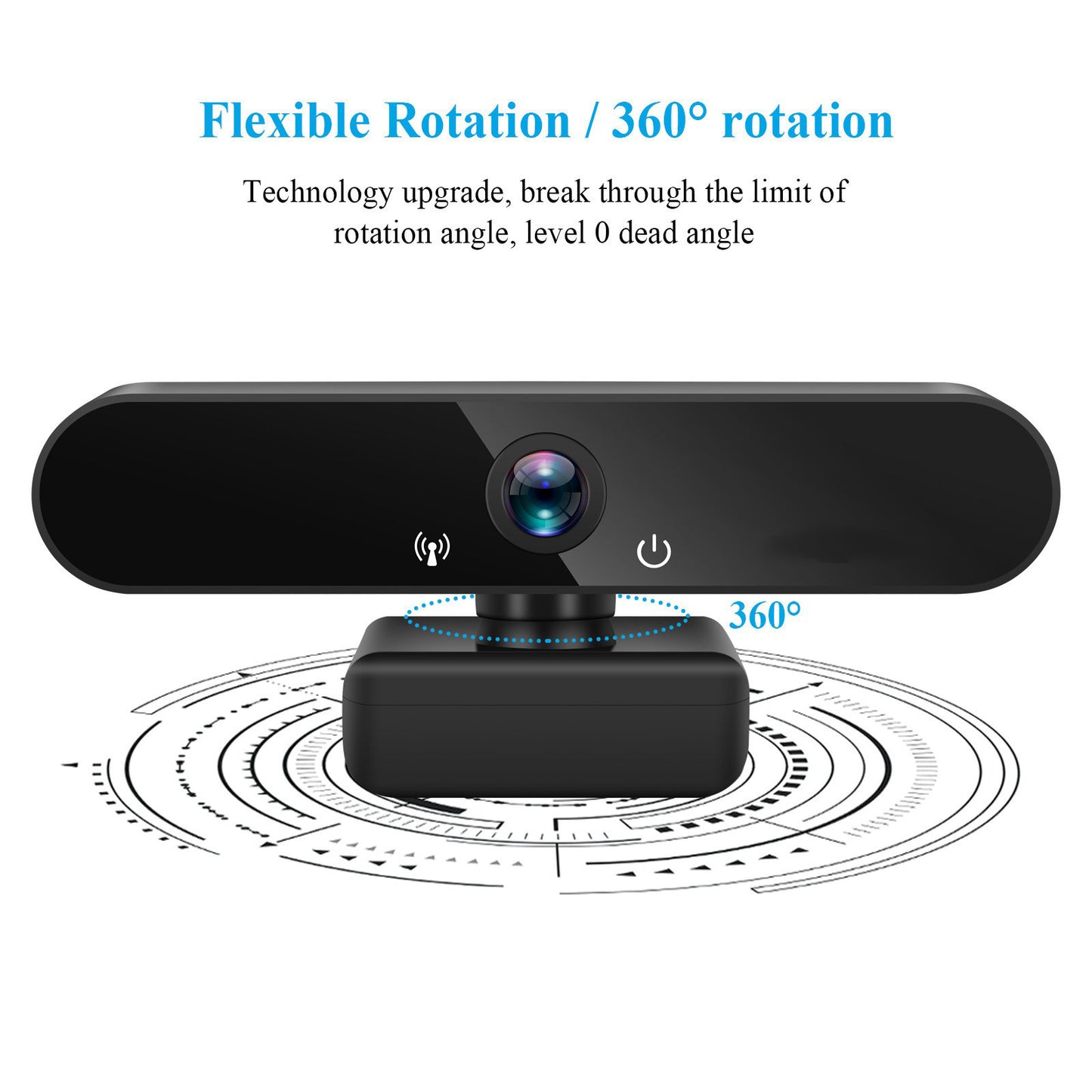 HD Video Call Camera 1080P Computer Desktop Computers and Laptop with Microphone Microphone Network Class USB Drive-Free