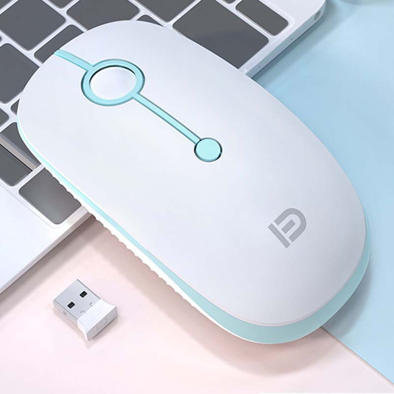 Fude2.4G Bluetooth Dual-Mode Charging Wireless Mouse Cute Computer Laptop Office Mute