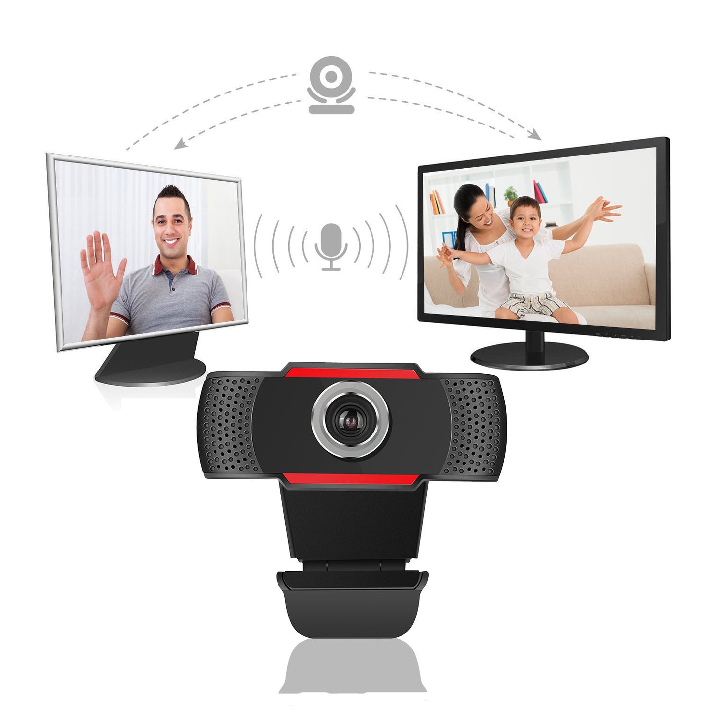 Drive-Free USB Webcam 1080P HD Drive-Free with Microphone Computer Live Camera