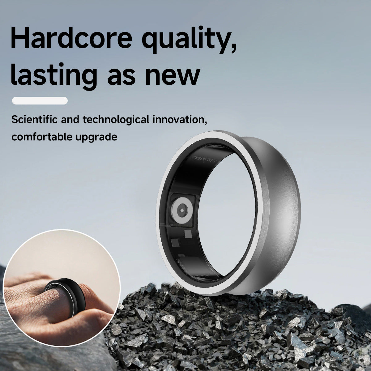 New S1Smart Ring Heart Rate Blood Oxygen Sleep Monitoring Tracking Ring IP68Waterproof and Healthy