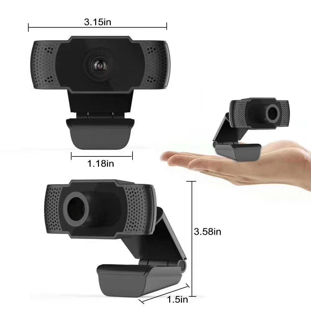 Drive-Free USB Webcam 1080P HD Drive-Free with Microphone Computer Live Camera